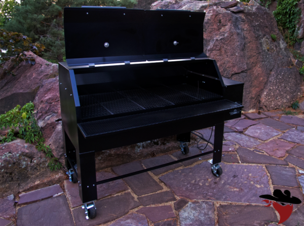 OLS-1600 Pellet Grill Open