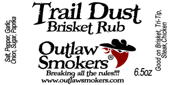 Trail Dust Pellet Grill BBQ Brisket Seasoning